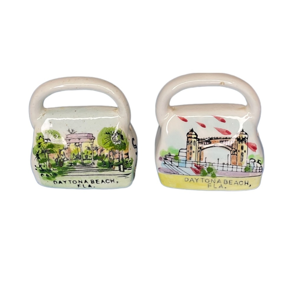 VINTAGE Daytona Beach, Florida Salt & Pepper Shakers Made in Japan